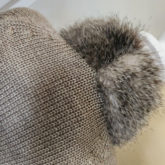 NEW NWT Women's Alberto Makali Open Cardigan Jacket Faux Fur Size Large - Picture 6 of 8